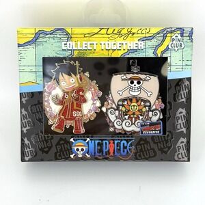 One Piece Luffy & Thousand Sunny 2-Pin Set 2025 Comic Con‎ Exclusive Pin Club